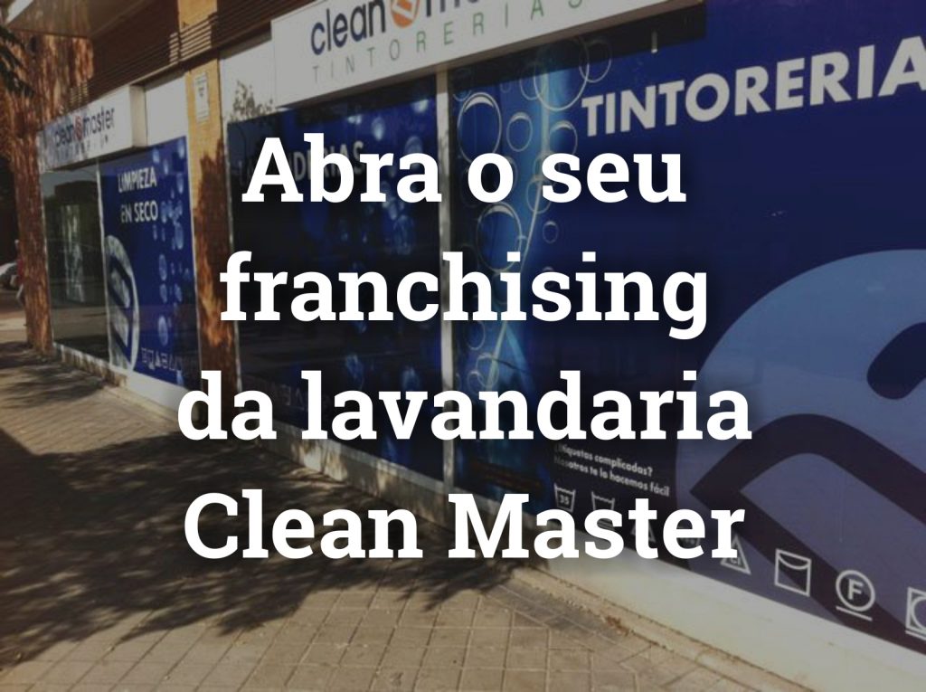 abra o seu franchising da lavandaria Clean Master